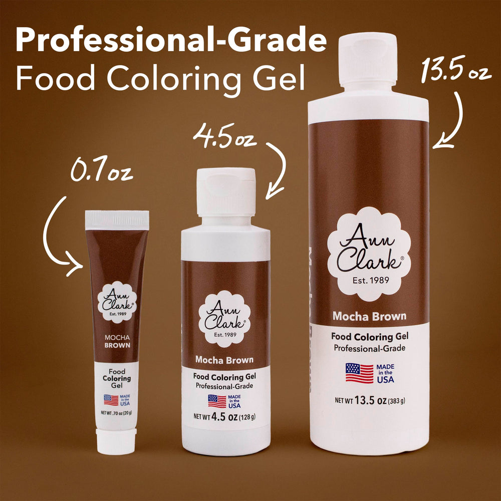 Ann Clark Mocha Brown Gel close-up shows rich concentration for precise drops