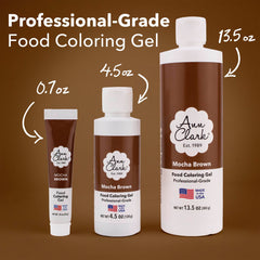 Ann Clark Mocha Brown Gel close-up shows rich concentration for precise drops