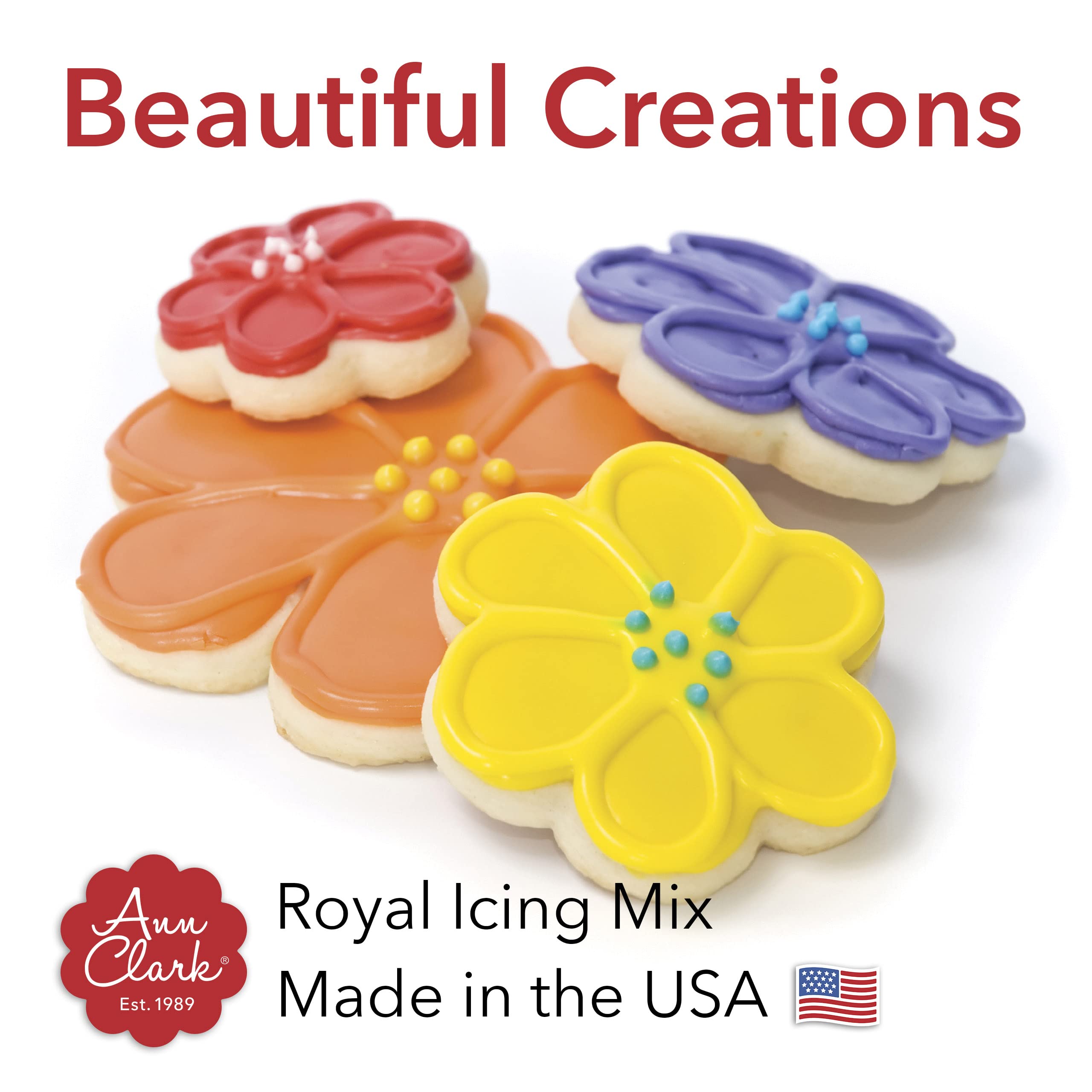 Ann Clark icing mix perfect for gingerbread houses and cake accents.