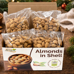 Anna and Sarah almond nutrition label: clear vitamin E content supports balanced snacking
