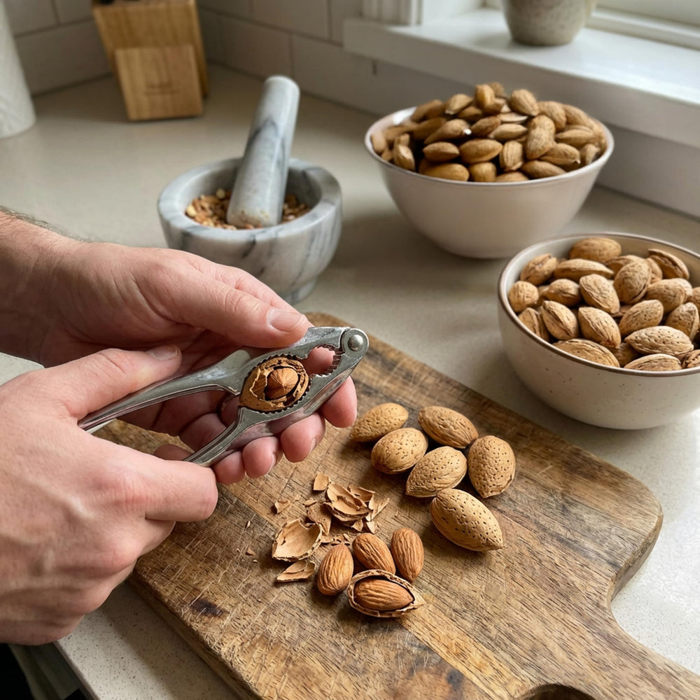 Anna and Sarah almonds on a snack plate: versatile topping ideas for desserts