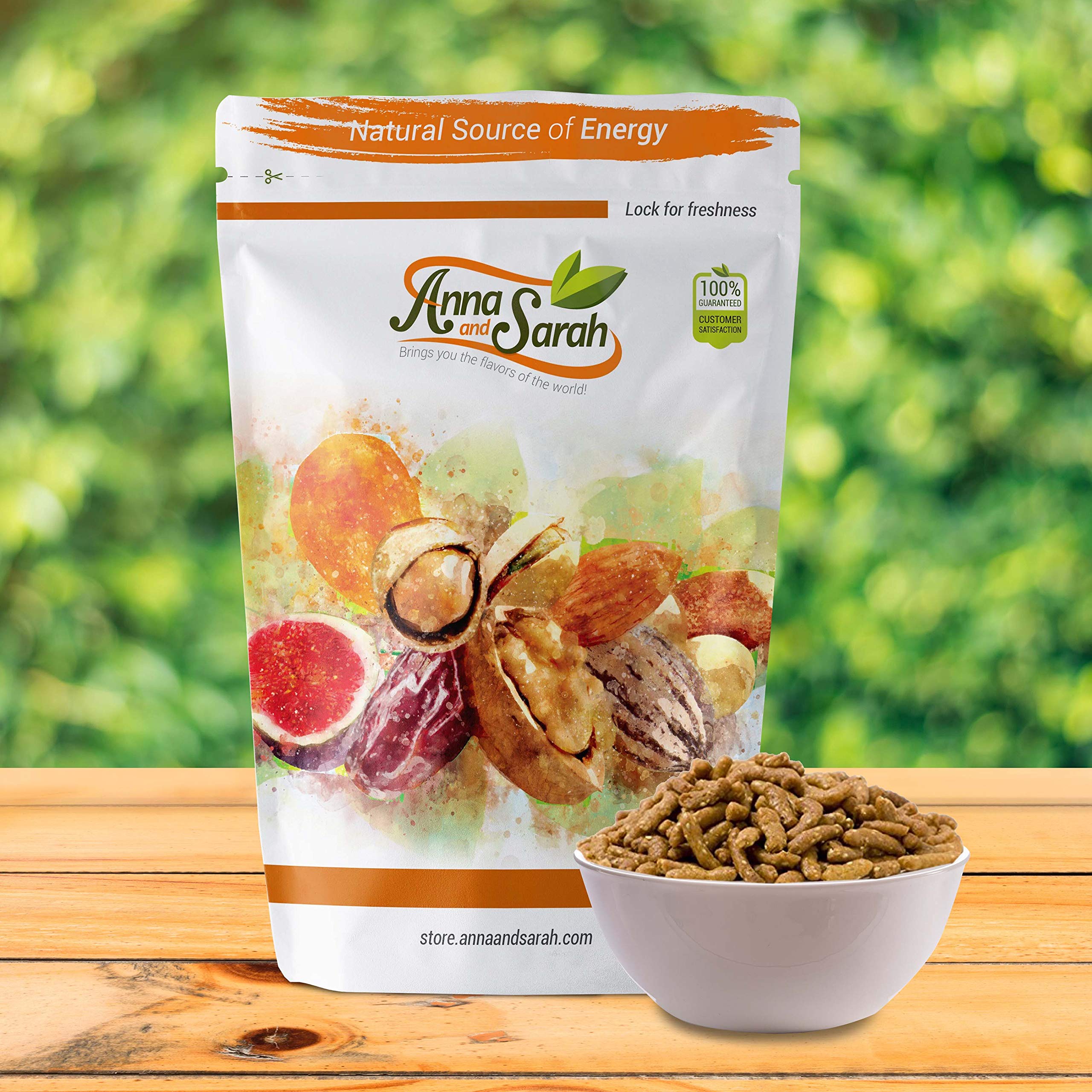 Anna and Sarah USA-made snack from natural ingredients for a healthier choice.