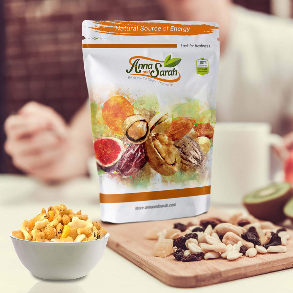 Anna and Sarah Oriental Rice Crackers bag-open snack ready for dip or pairing.