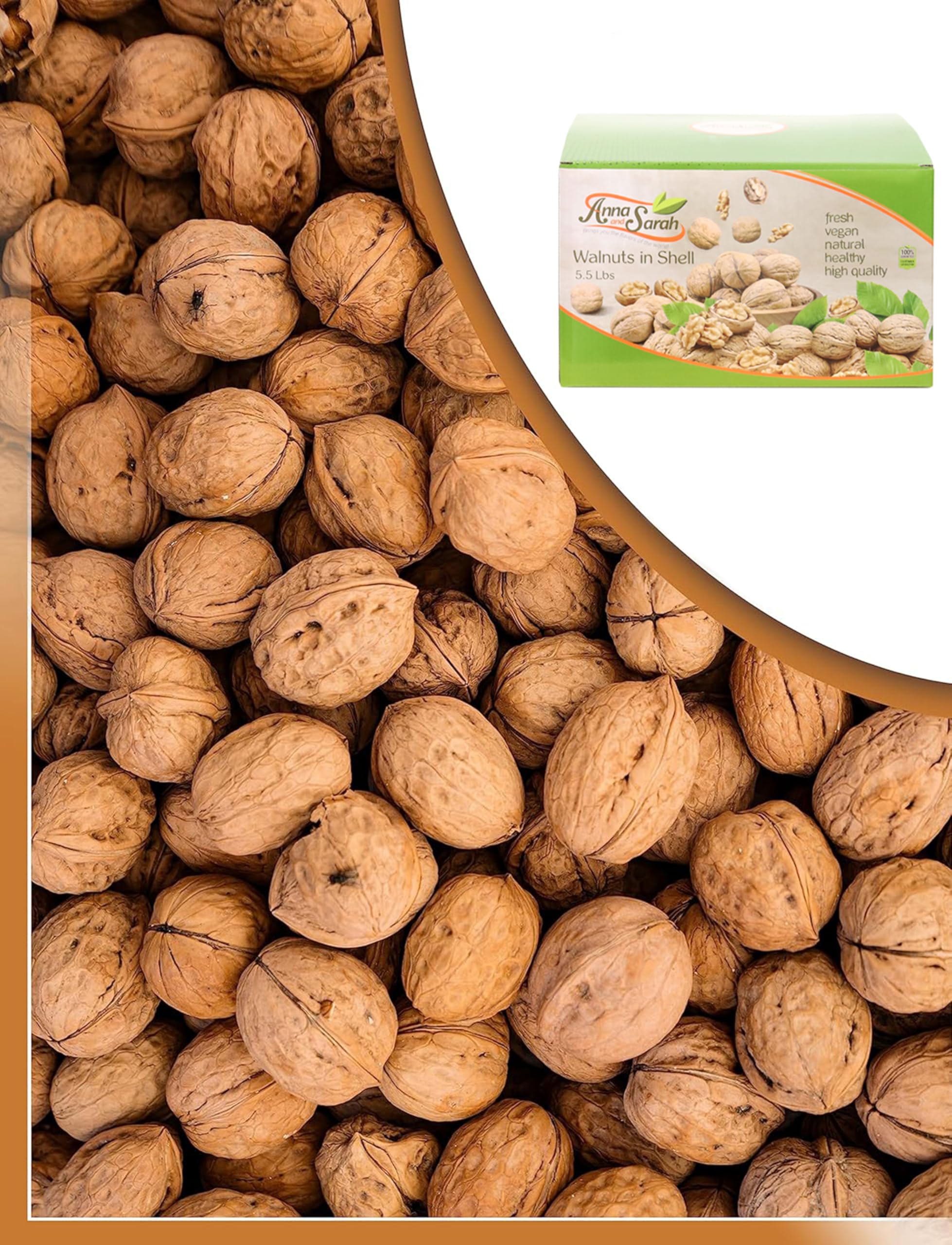 Natural unbleached walnuts from Anna and Sarah
