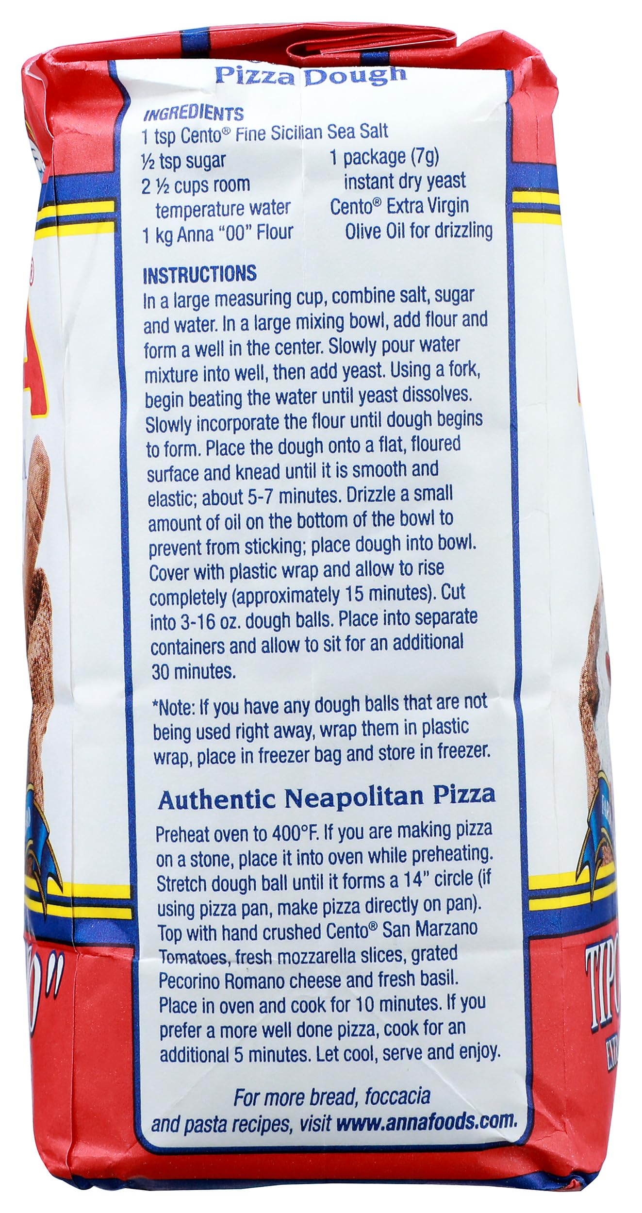 ANNA Flour Extra Fine bread loaf with light crumb and tender crust.