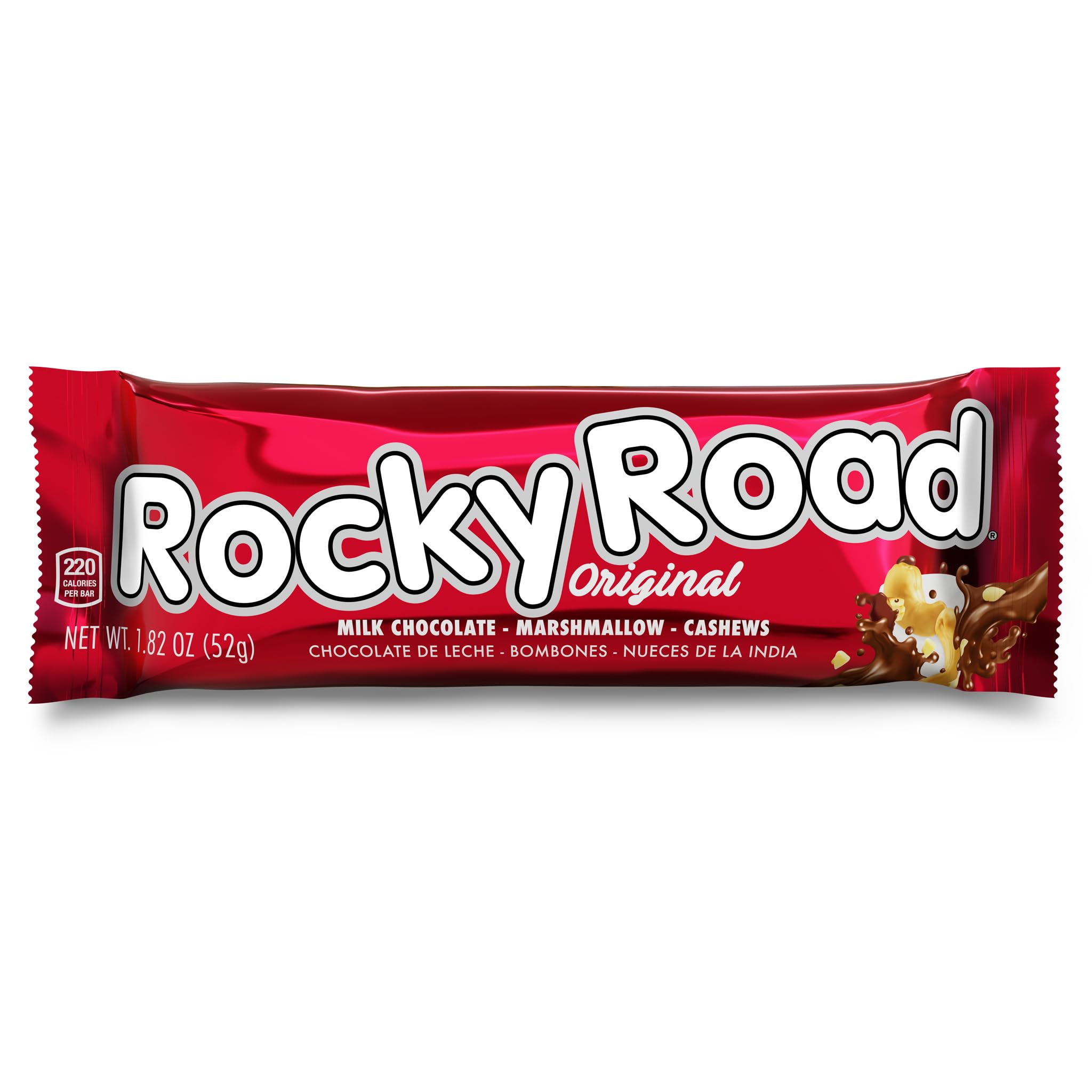 Annabelle's Rocky Road bar individually wrapped for lunchbox convenience.
