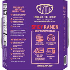 Annie Chun's Ramen Soup Bowl Spicy Kor bowl ready to serve, steaming