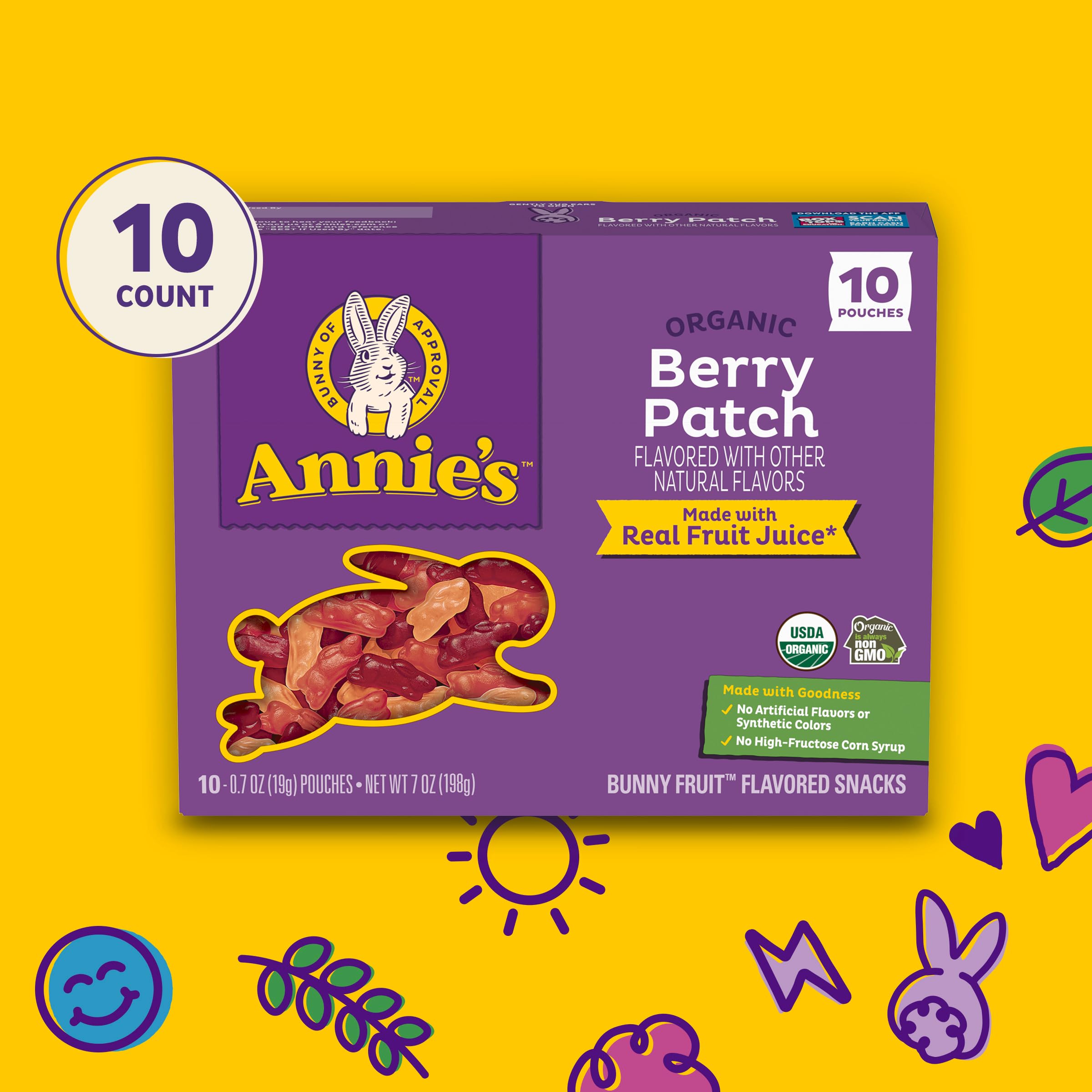 Organic pear juice concentrate used in Annie's Berry Patch Bunny Snacks.
