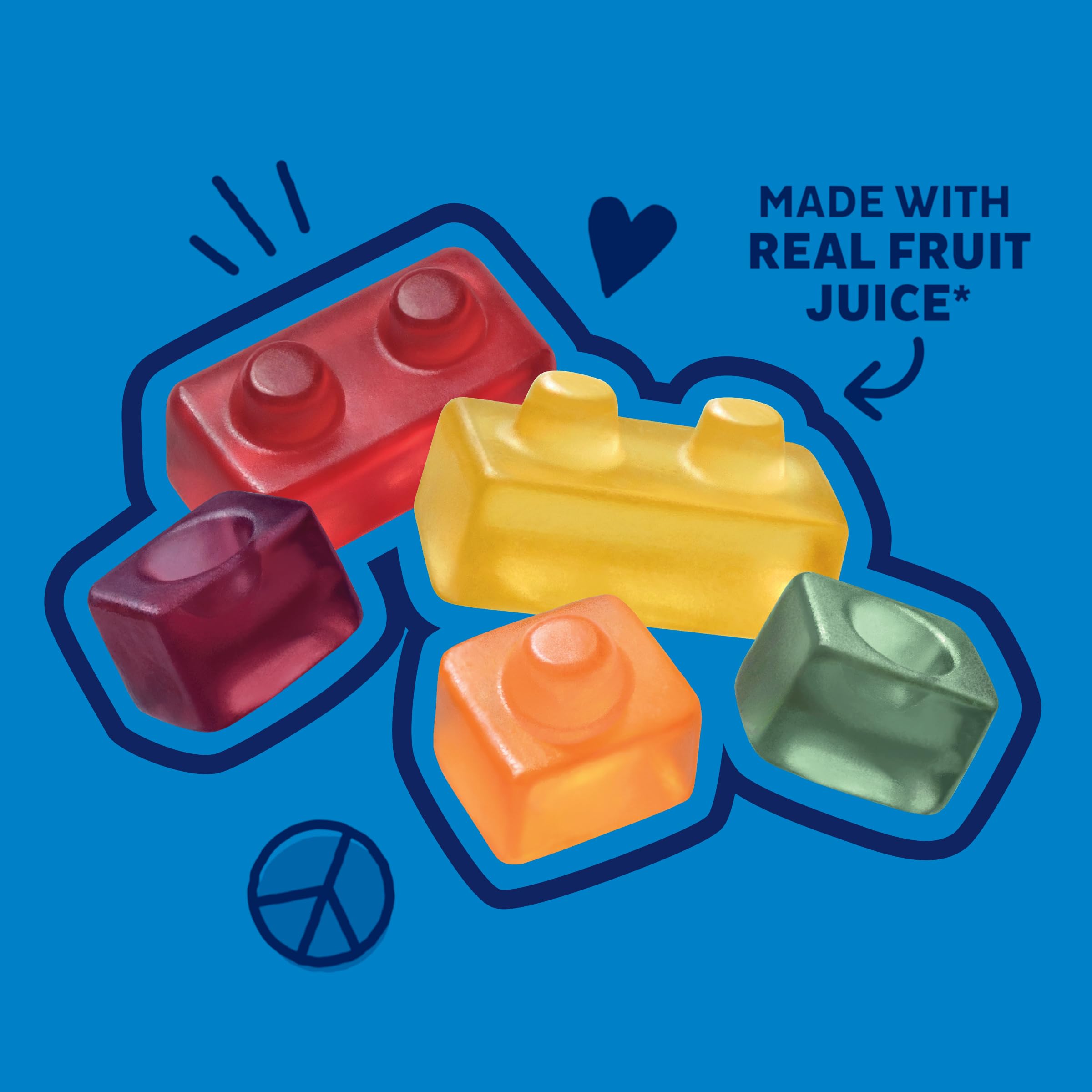 Vegan, gelatin-free Building Blocks snack from Annie's for plant-based families.