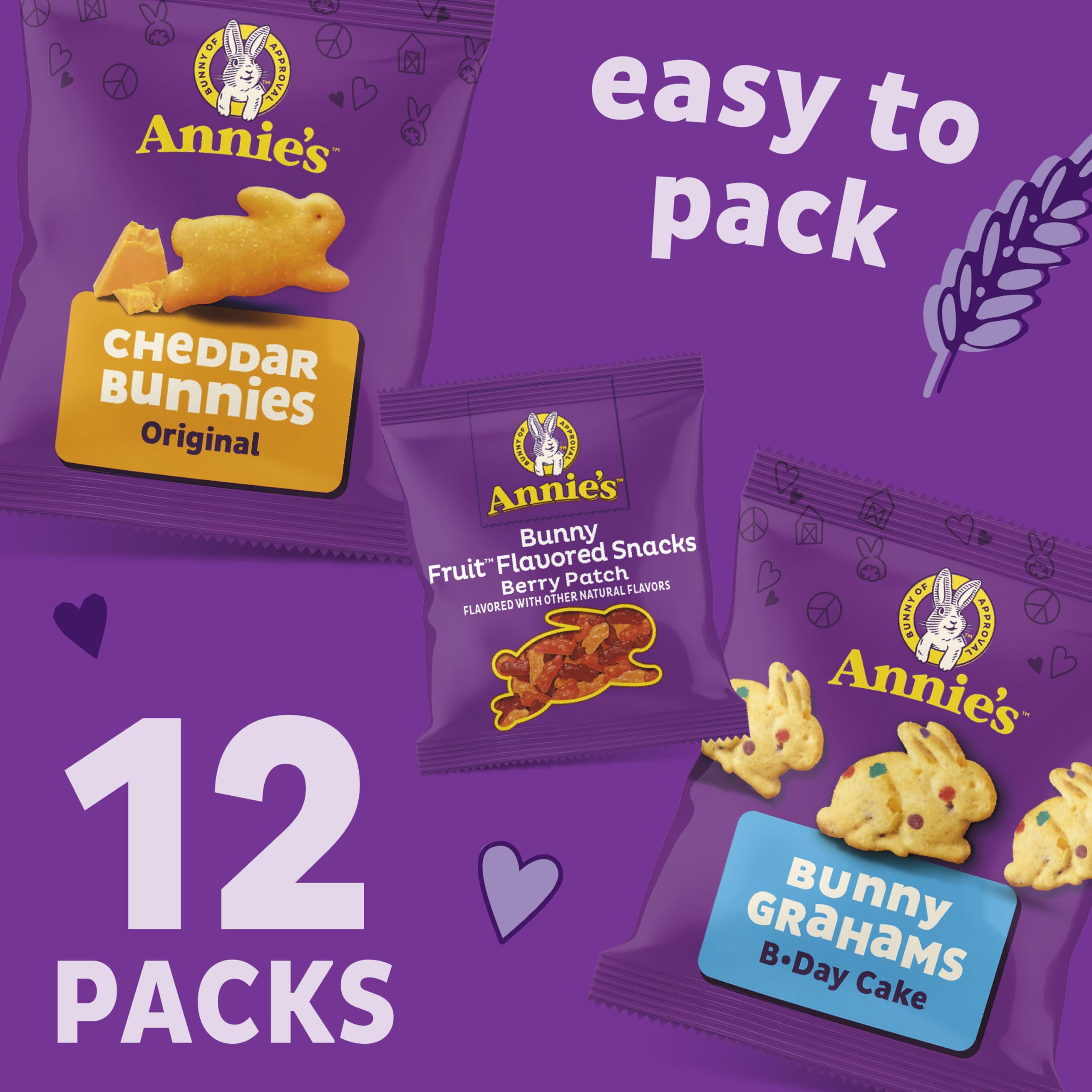 Annie's Bunny Berry Patch fruit snacks—organic, fruity bites for snack time