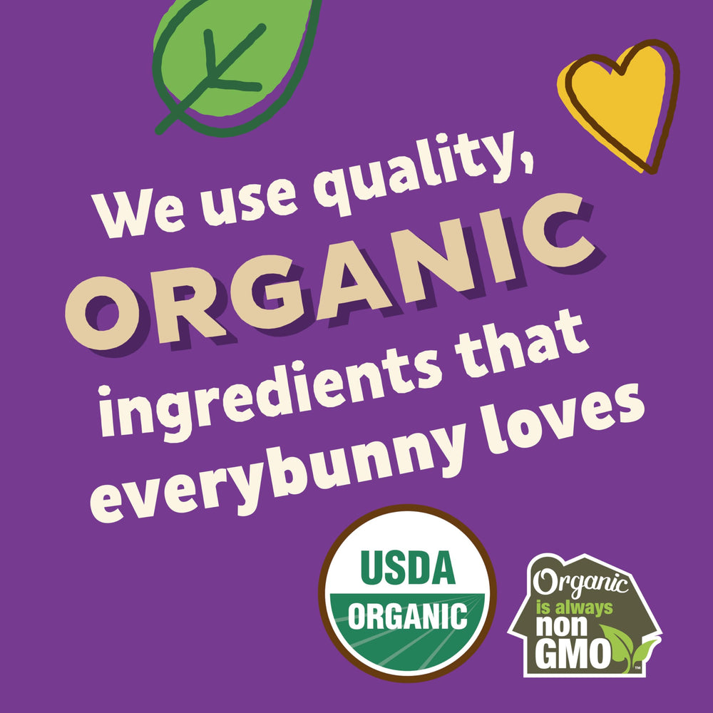 Annie's Bunny Grahams packaging shows USDA Organic certification.
