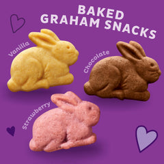 Annie's Bunny Grahams Neapolitan vanilla flavor bunny shapes