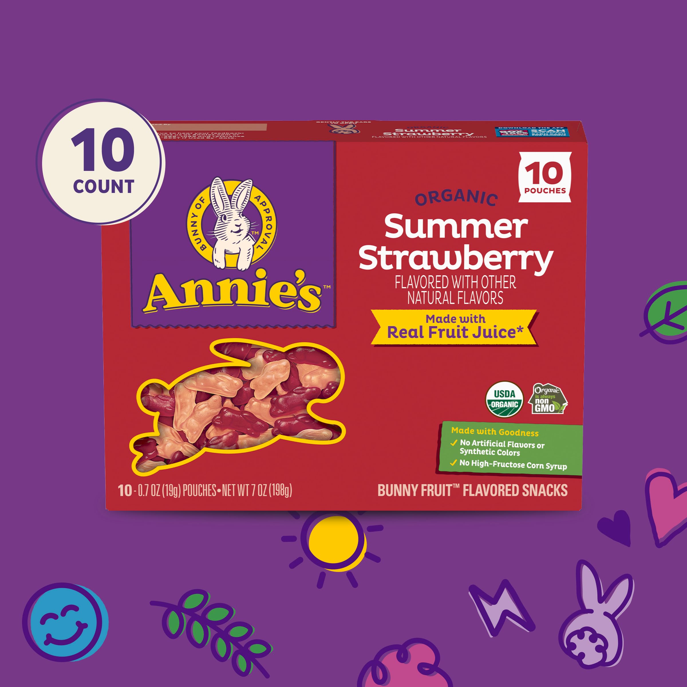Annie's Bunny Snacks kid smiling while snacking on the go.