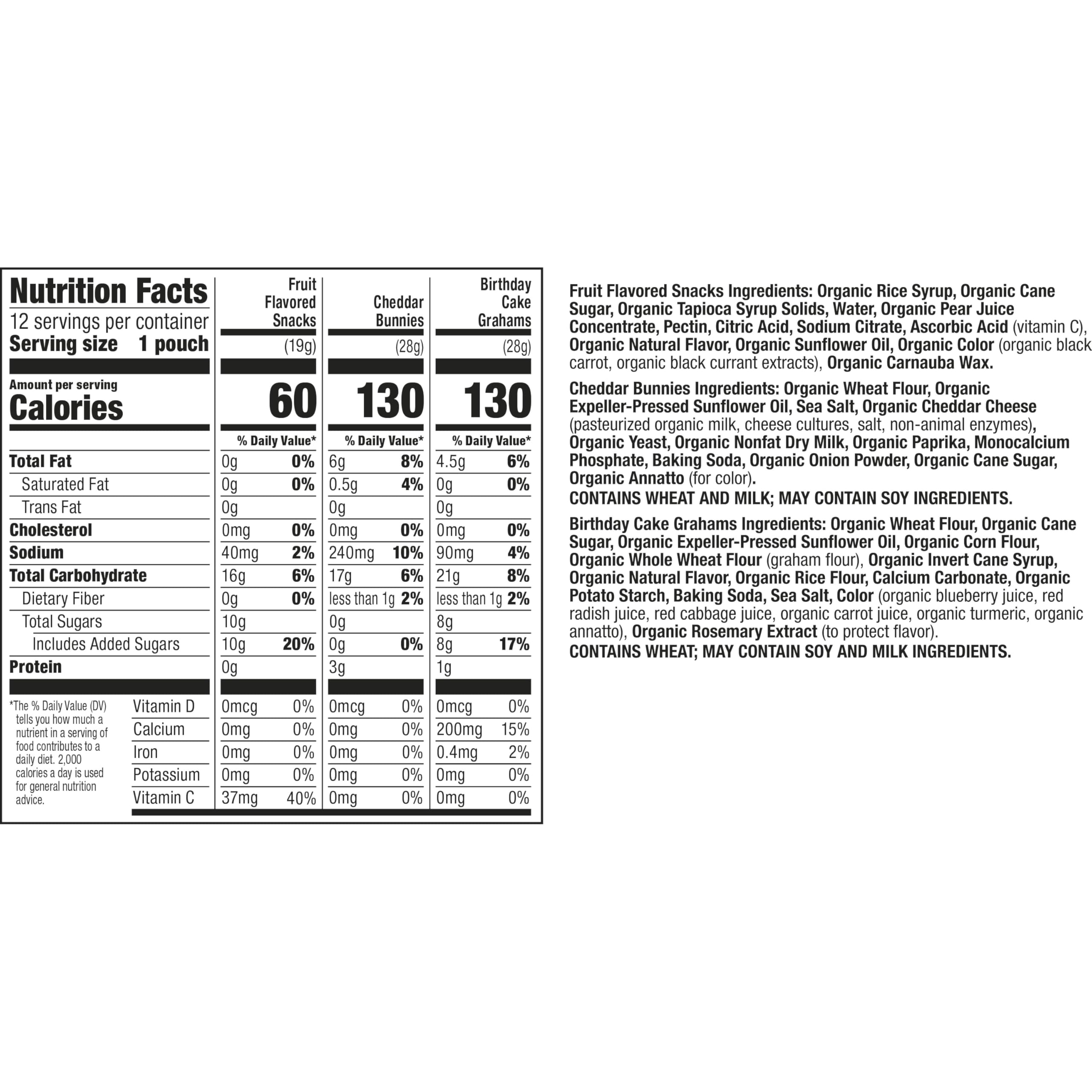 Annie's Cheddar Bunnies crackers close-up for crunchy, non-GMO lunchbox snacking
