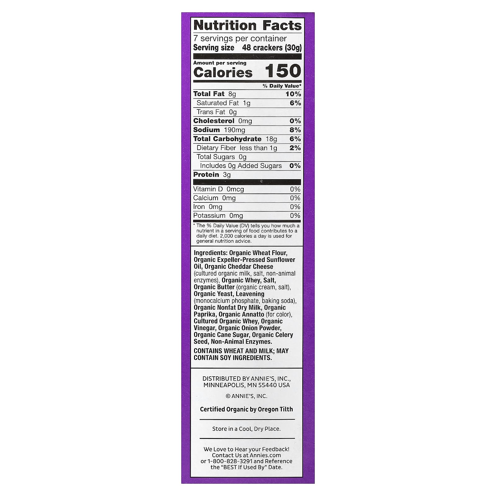 Annie's Cheddar Bunnies bunny shapes, lunchbox-friendly snack kids love.
