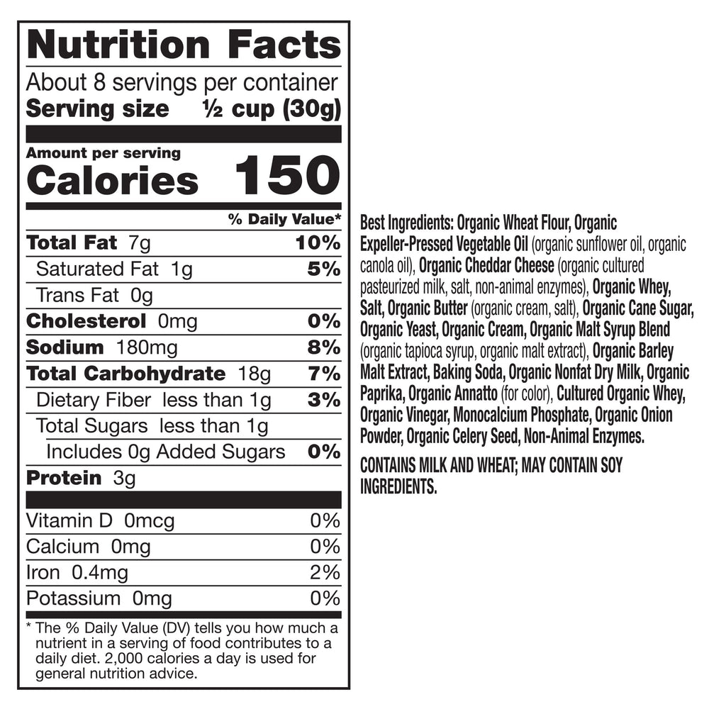 Annie's Cheddar Snack Mix serving idea with assorted crackers and pretzels