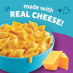 Annie's Classic Cheddar sauce image emphasizes real cheese flavor