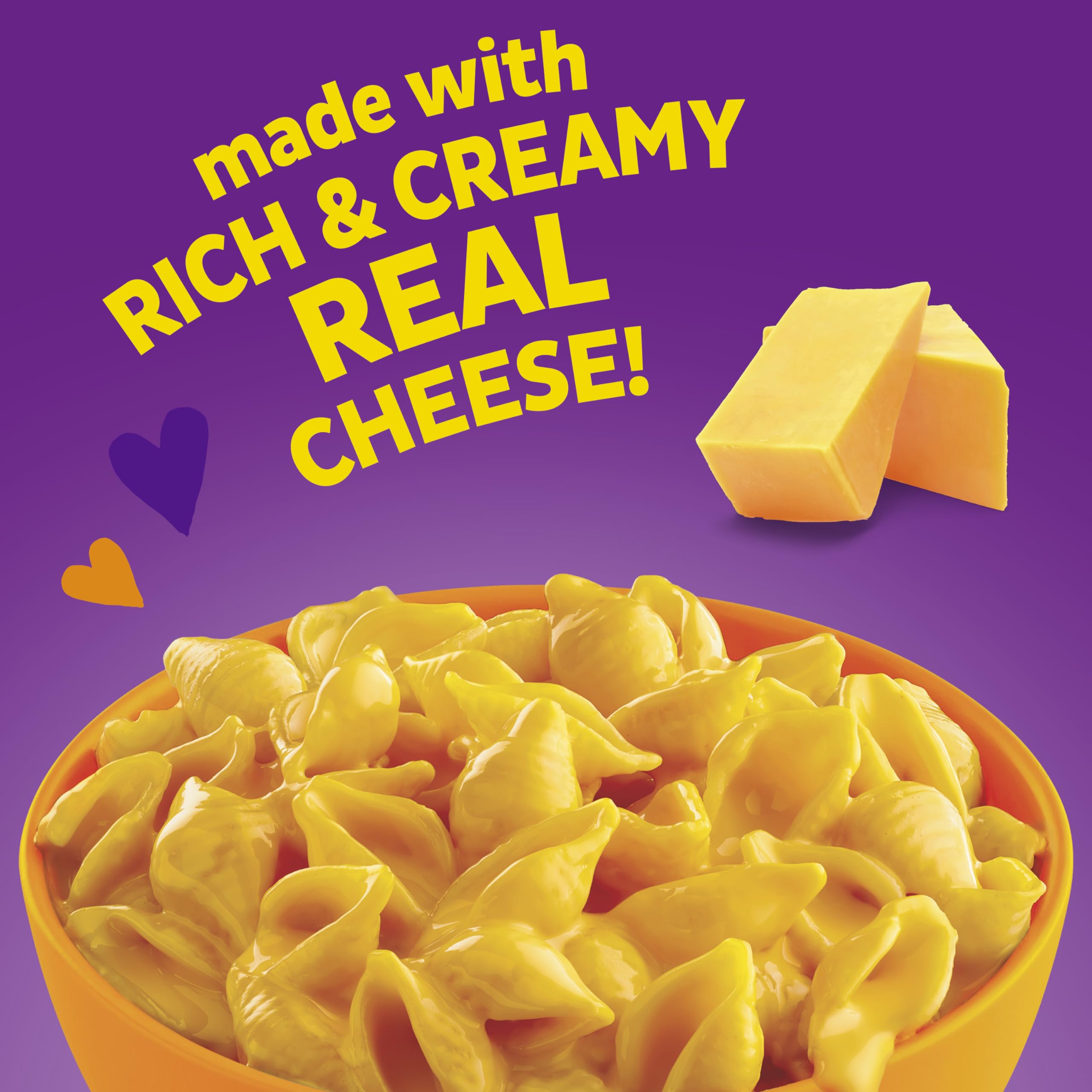 Annie's Deluxe Shells and Aged Cheddar uncooked pasta ready to boil