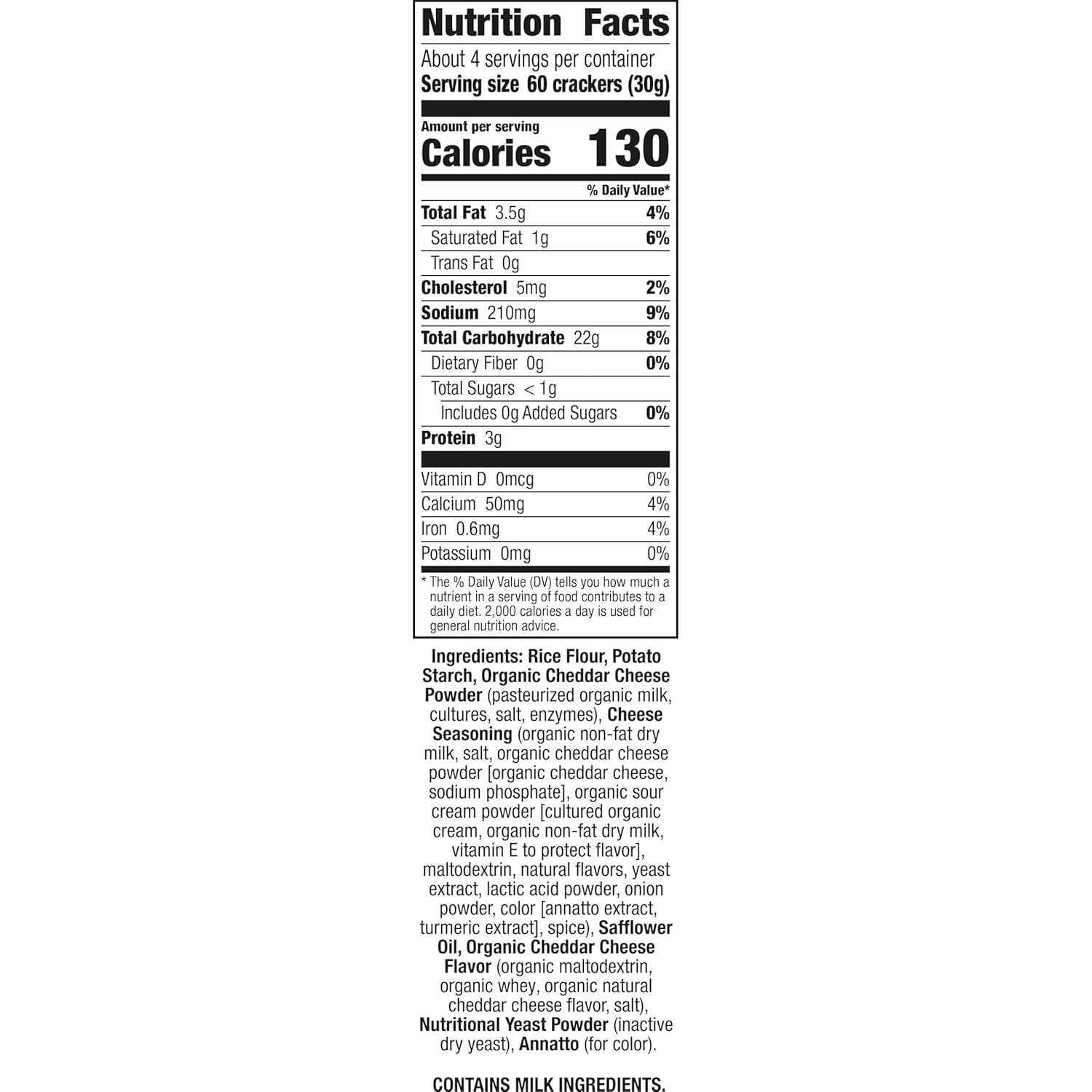 Annie's gluten-free cheddar crackers real cheese flavor in focus