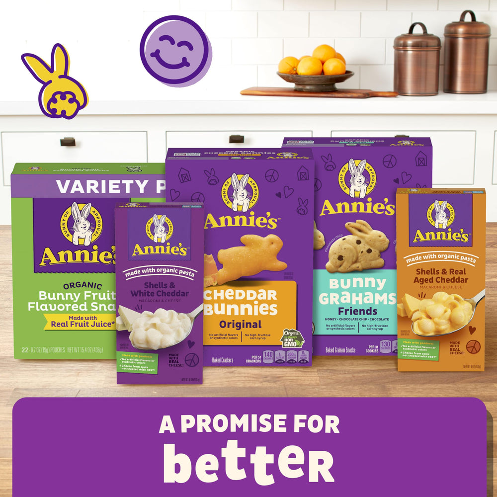 Annie's bar ingredients image conveys natural goodness and no artificial flavors.