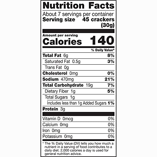 Annie's Hidden Veggie Crackers sea salty ingredients panel highlights sweet potato and carrots.