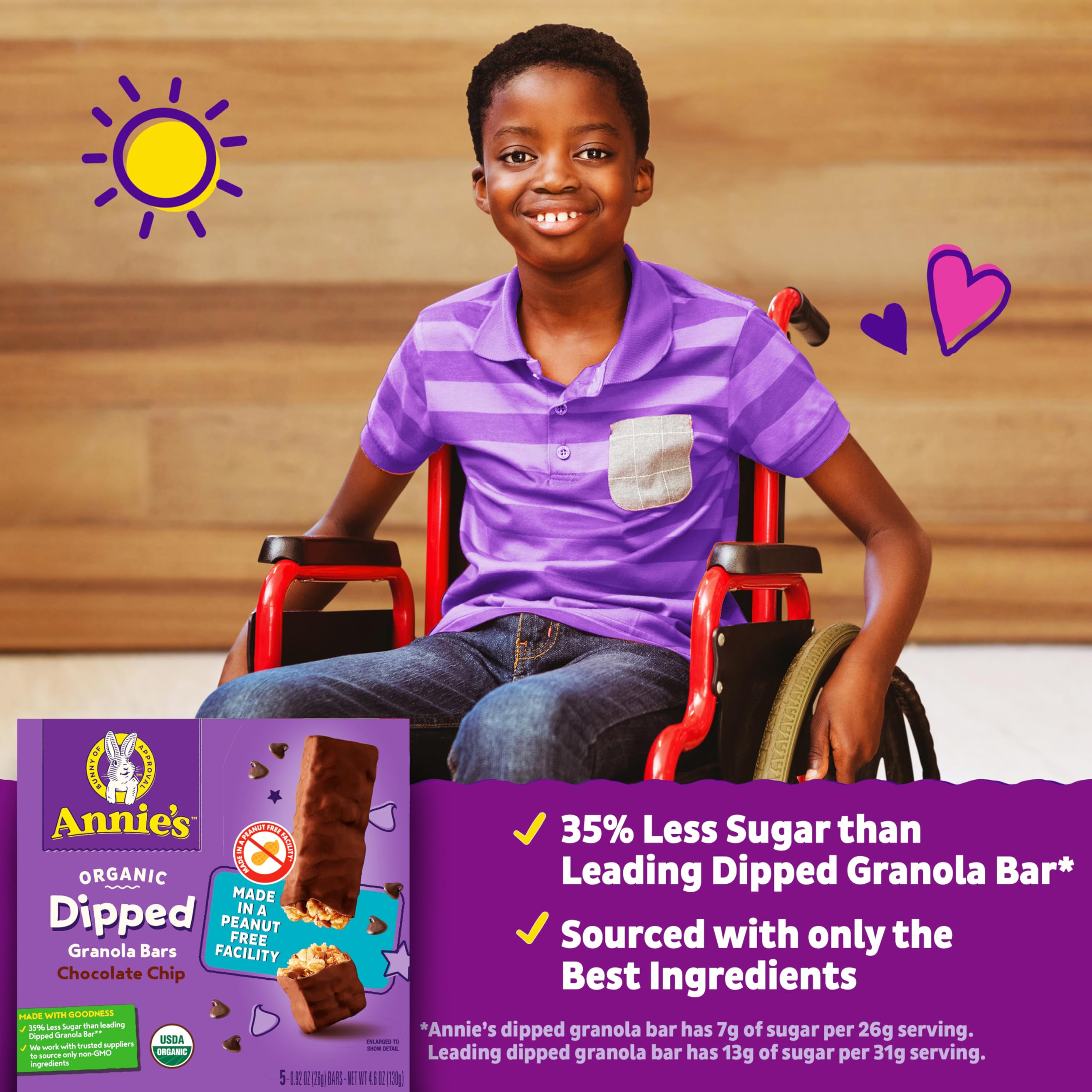 Annie's on-the-go snack setup highlighting grab-and-go convenience.