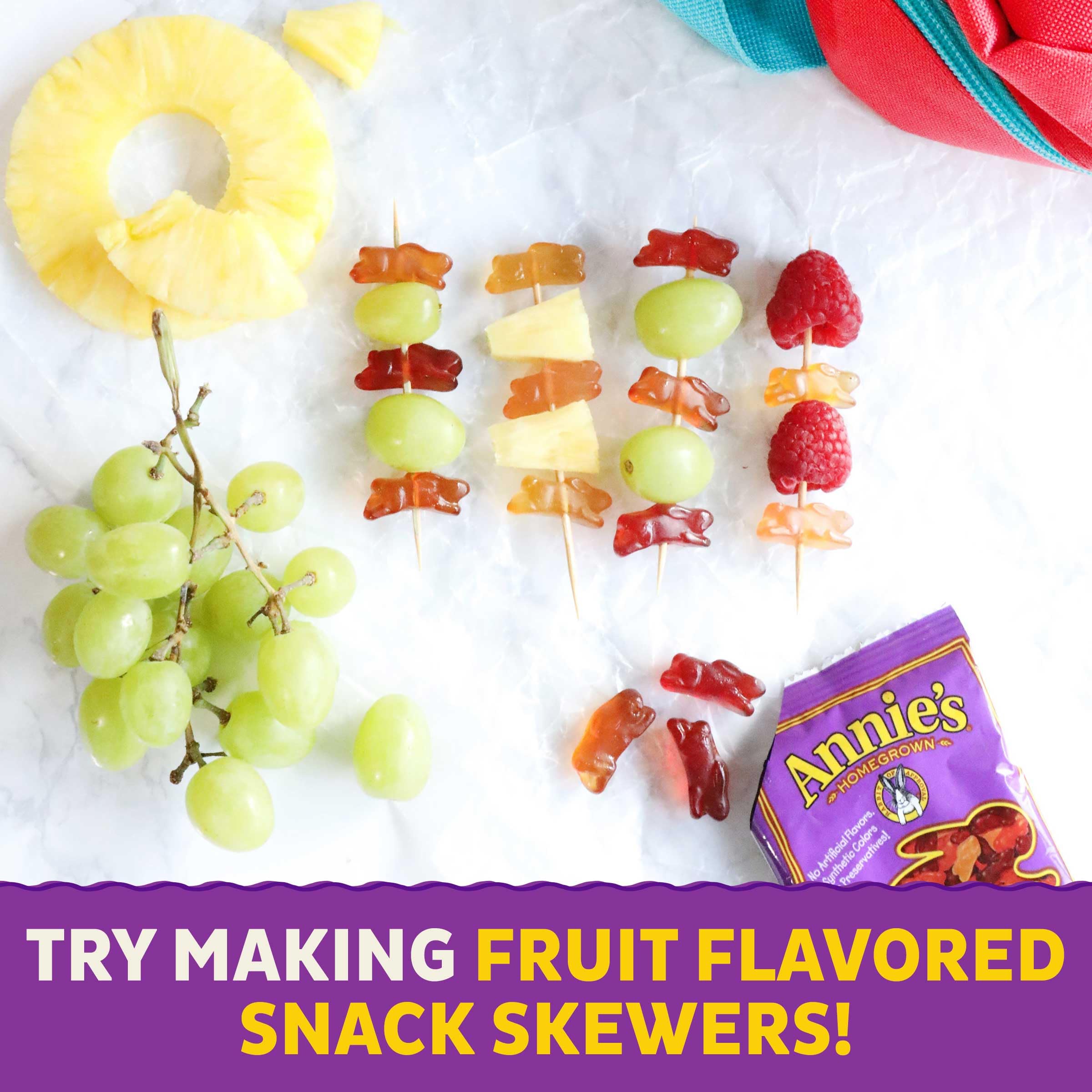 Gummies made with organic pear juice concentrate and organic ingredients