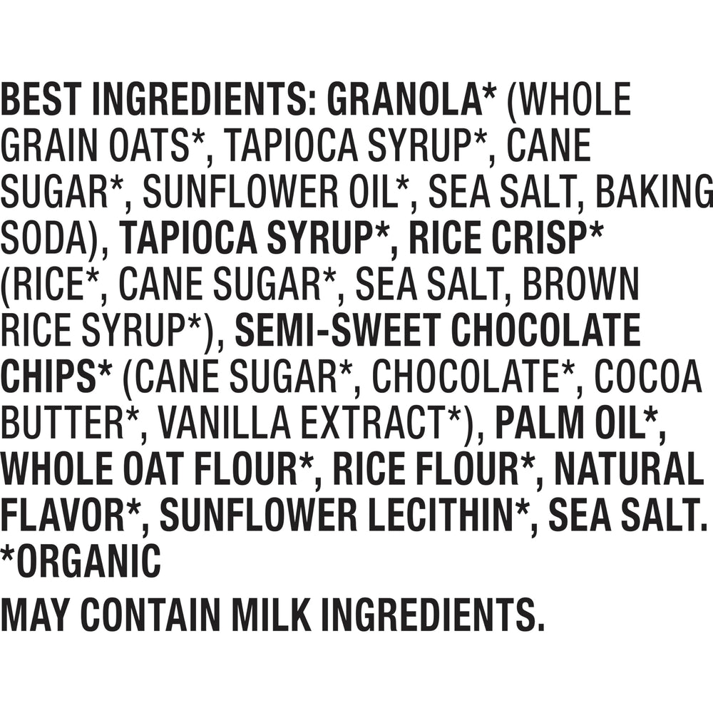 Annie's Organic Chewy Granola Bars chocolate chip bar image, perfect for lunchboxes.