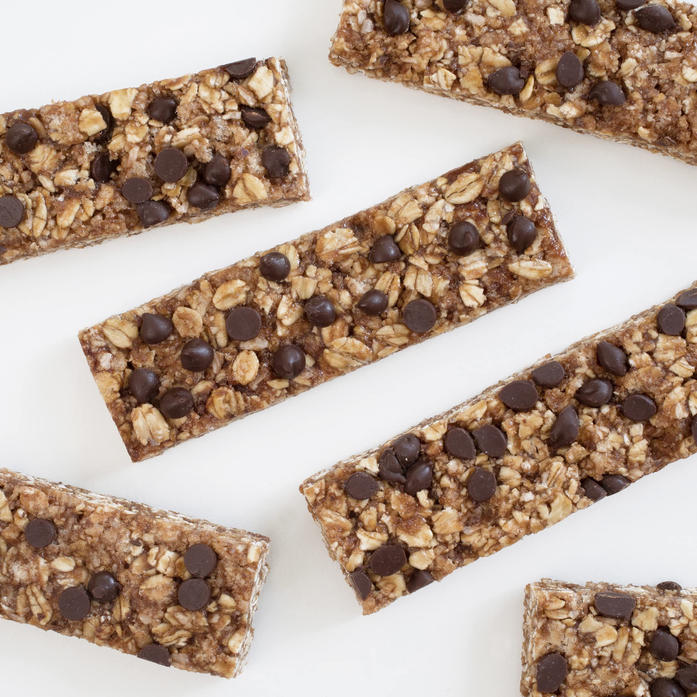 Annie's Organic Chewy Granola Bars on the go with a backpack, quick snack.