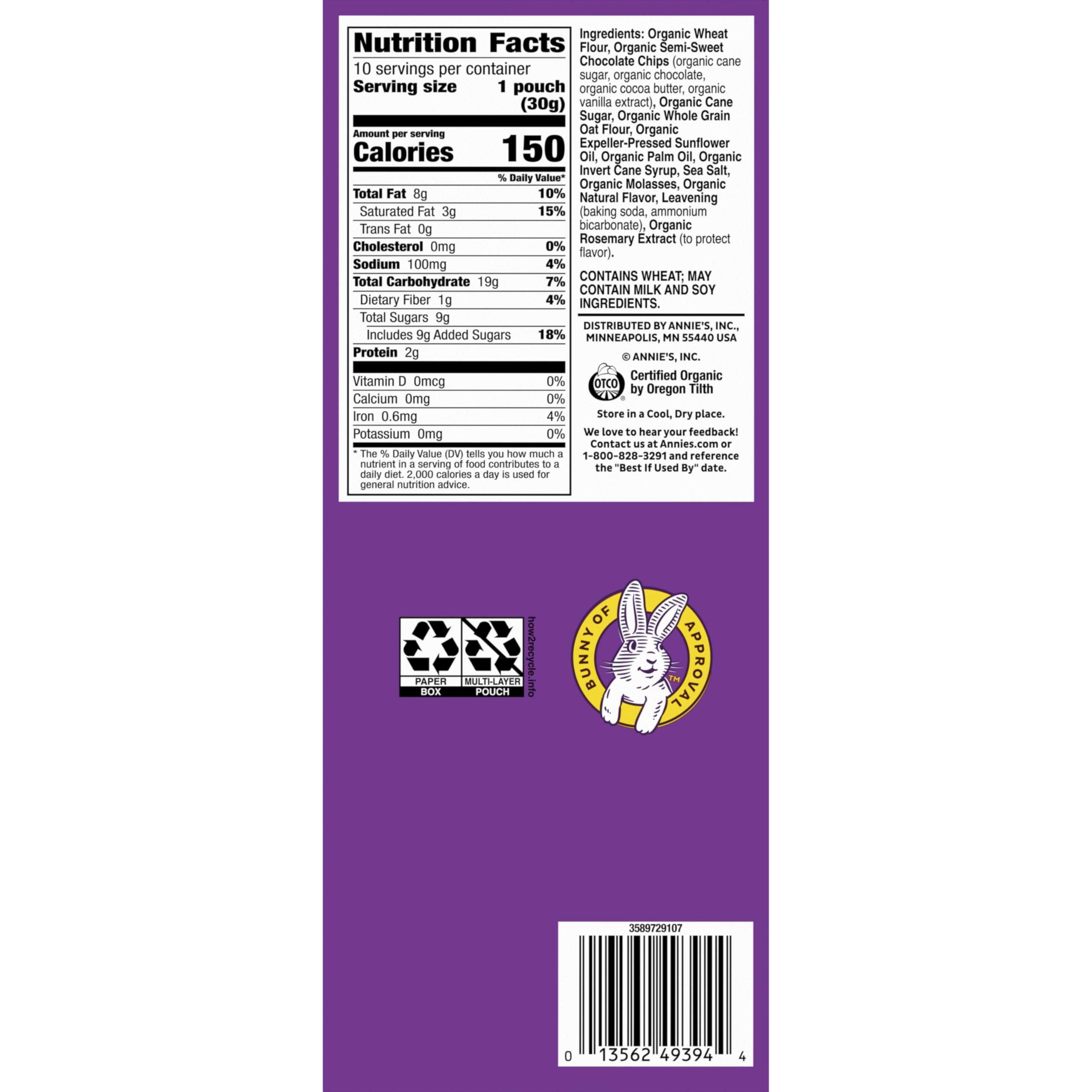 Box of Annie's Bites with 10 pouches for on-the-go