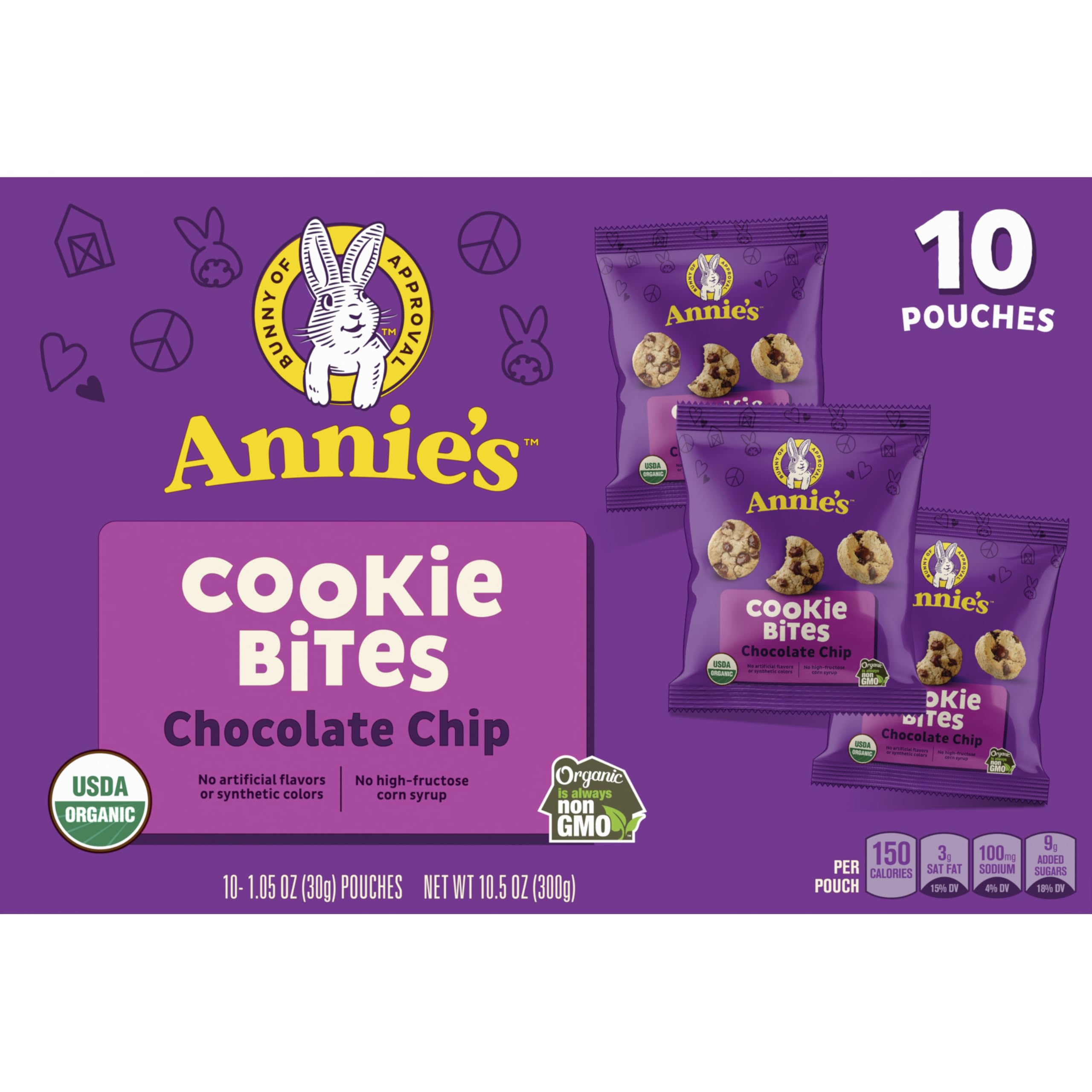 Snack time with Annie's Organic Cookie Bites