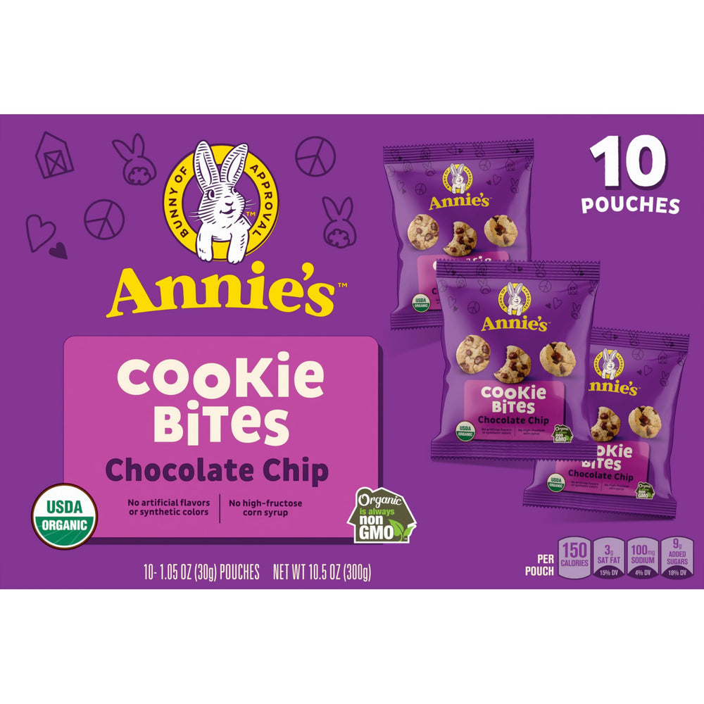 Snack time with Annie's Organic Cookie Bites