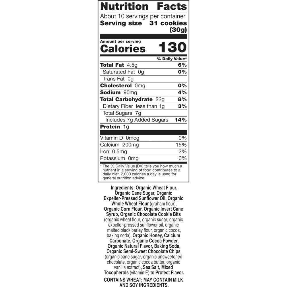 Chocolate chip bunny grahams bites ideal for school lunch