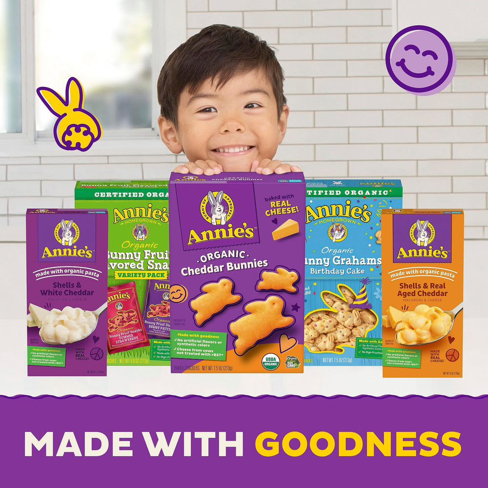 Five-bar box of Annie's Organic Drizzle Granola Bars, ready for quick snack moments