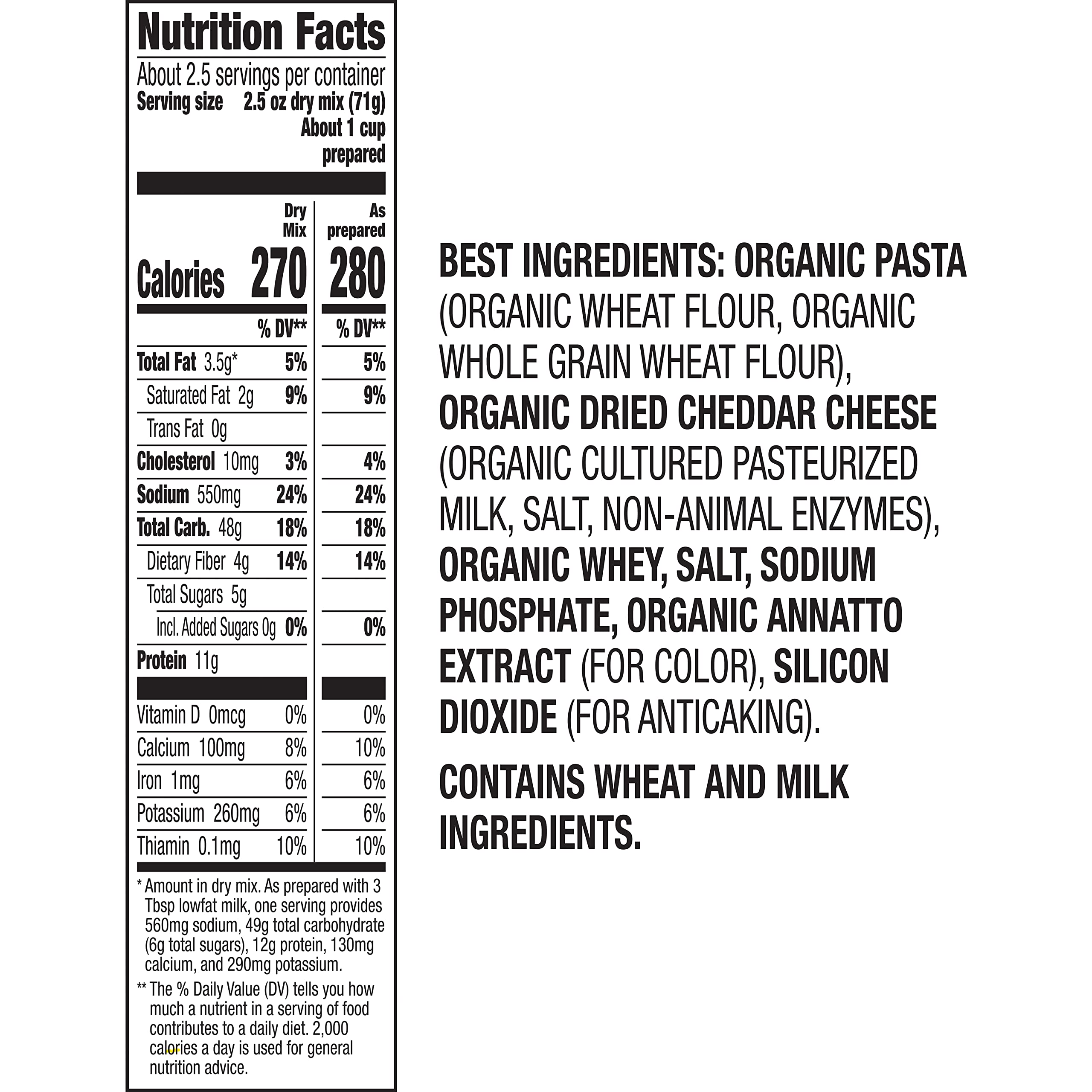 Annie's Organic Grass-Fed Shells plate shows a ready-to-serve cheesy pasta option.