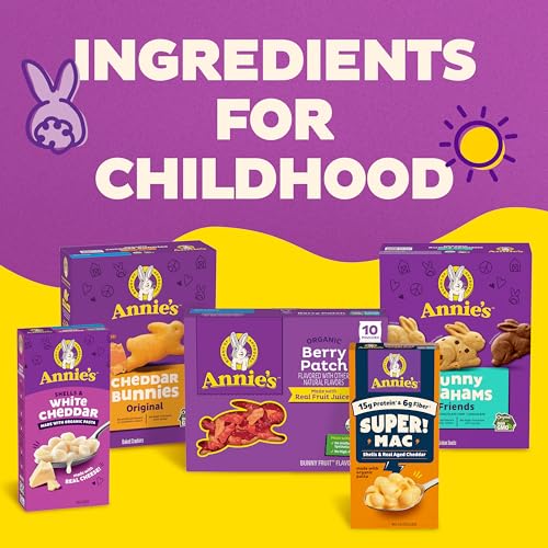 Annie's ingredients label showing organic, non-GMO ingredients for clean eating.