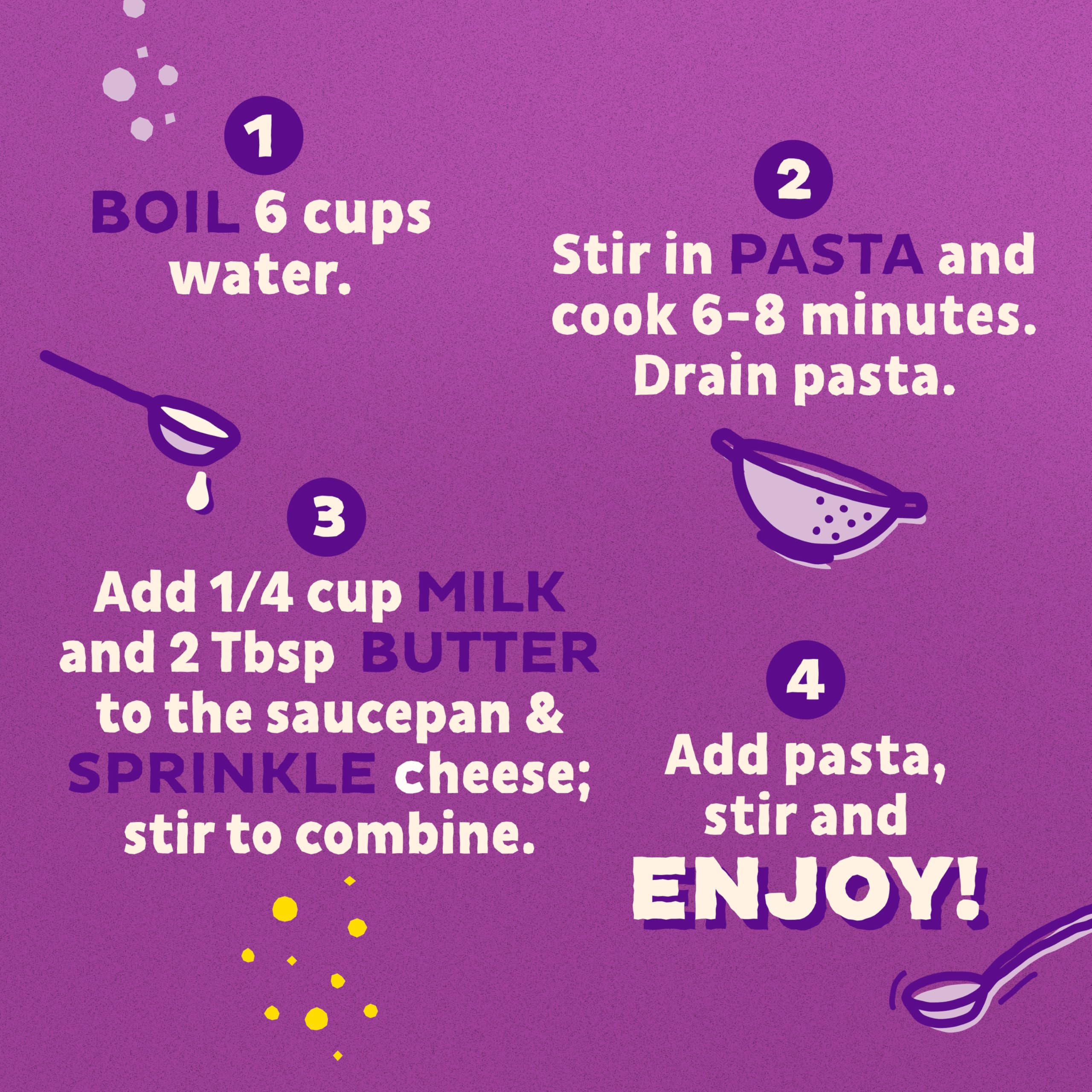 Prepared creamy pasta bowl with Annie's Macaroni and Cheddar ready to serve