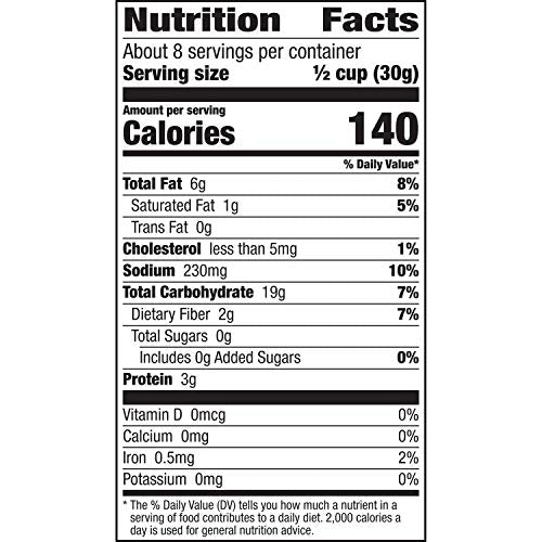 Serving suggestion with Annie's snack mix paired with cheese and fruit