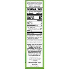 Annie's Organic Tropical Treat Bunny Fruit Snacks close-up shows real fruit juice and color.