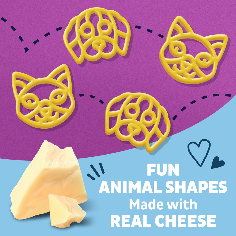 Puppies and Kitties shapes entice kids to eat with delight.
