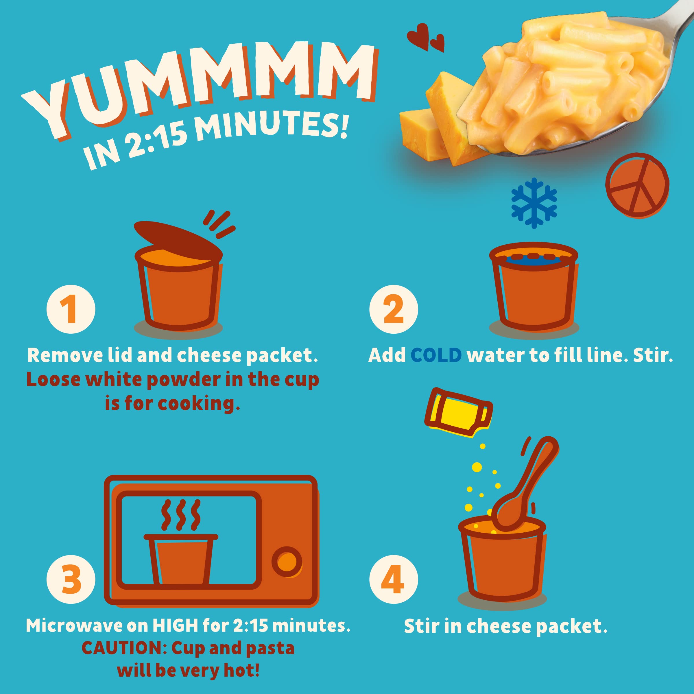 Annie's ready in two minutes microwave mac and cheese cup.