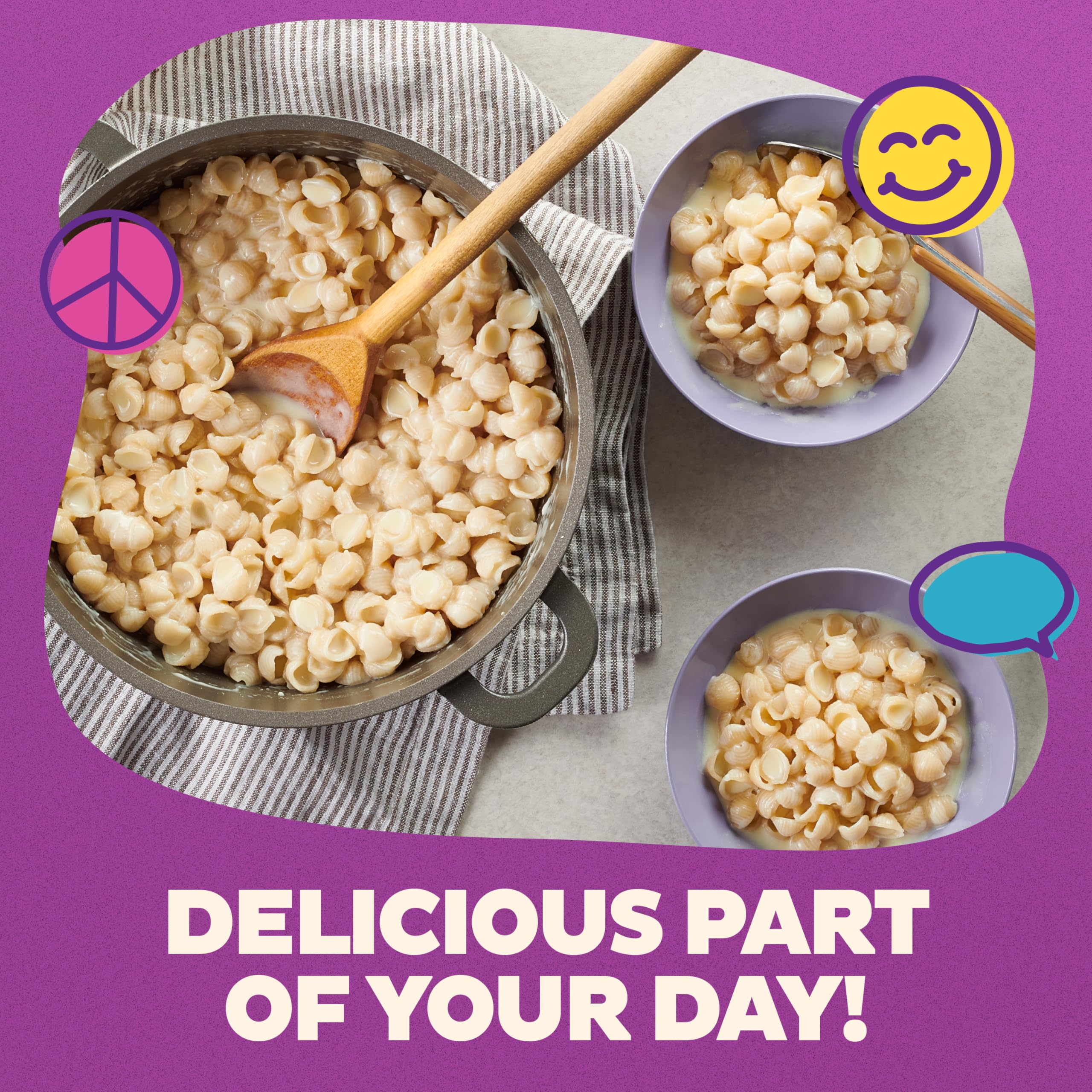 Annie's Shells and White Cheddar family dinner table; ideal for a family-friendly meal.