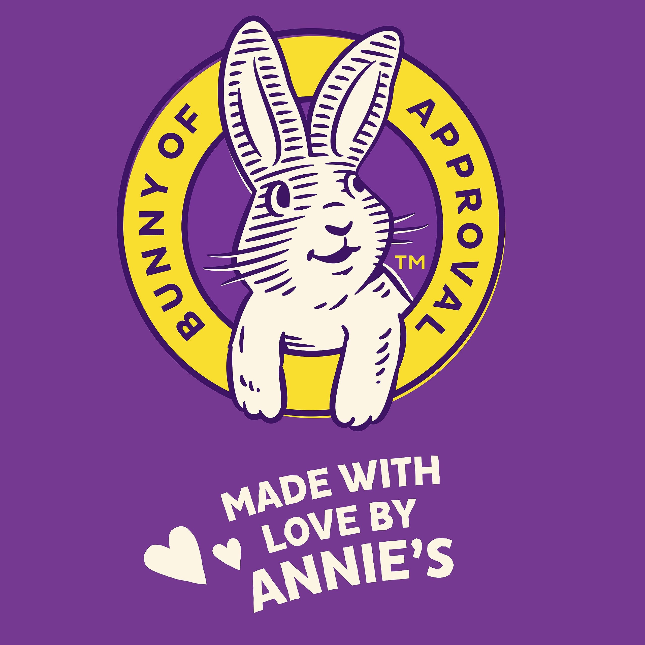 Annie's Sour Bunnies pantry display with family-friendly snacks