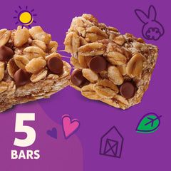 Annie's Sunflower Butter Chocolate Chip granola bars on the go for busy days