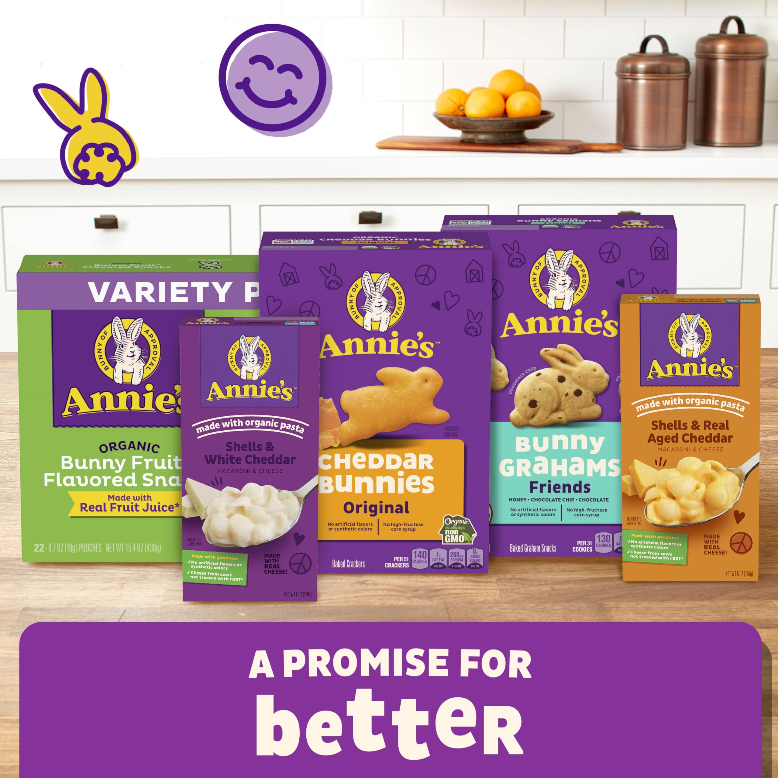 Five grams of fiber per serving in Annie's Super! Mac.