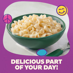 Annie's Super! Mac lunchbox image suggests quick, kid-friendly weekday meals.