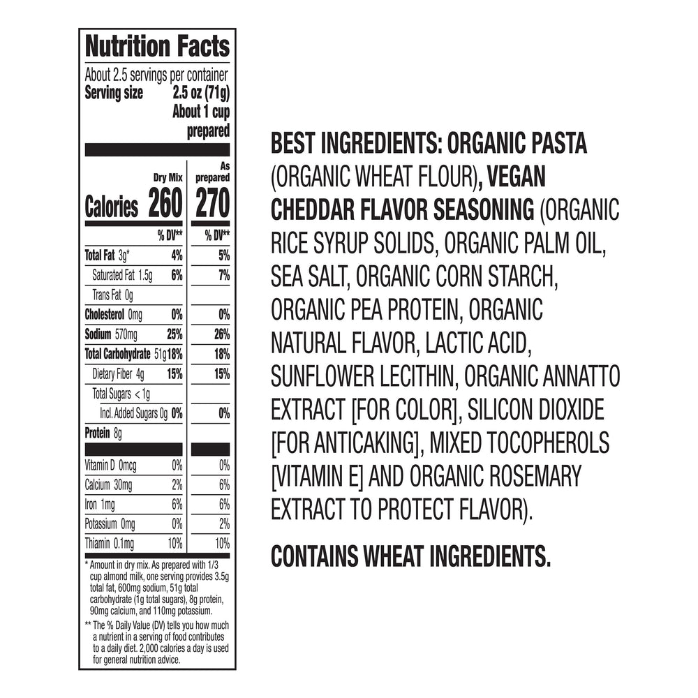 Annie's vegan pasta cooking image highlights ready-in-minutes preparation
