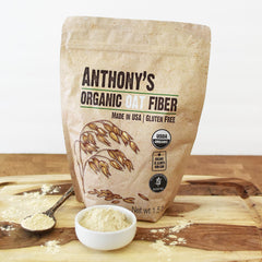 Anthony's Organic Oat Fiber in muffin batter enhances texture.