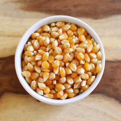Stovetop popping with Anthony's kernels yielding fragrant, fluffy popcorn