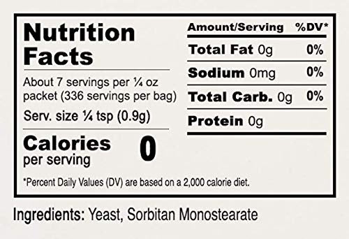 Anthony's Active Dry Yeast Packets individual packet photo highlights convenient, measured portions.